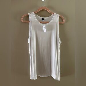 NWT - Sleeveless Tank Top - White